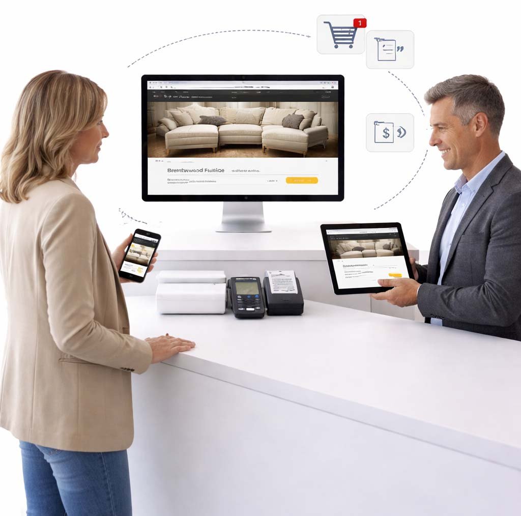 in-store and online growth