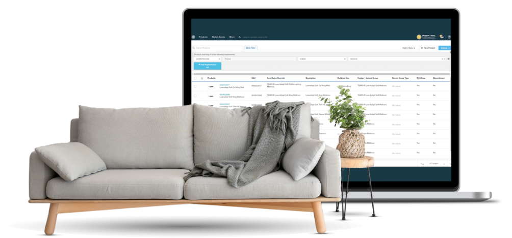 C.O.R.E. custom furniture website example