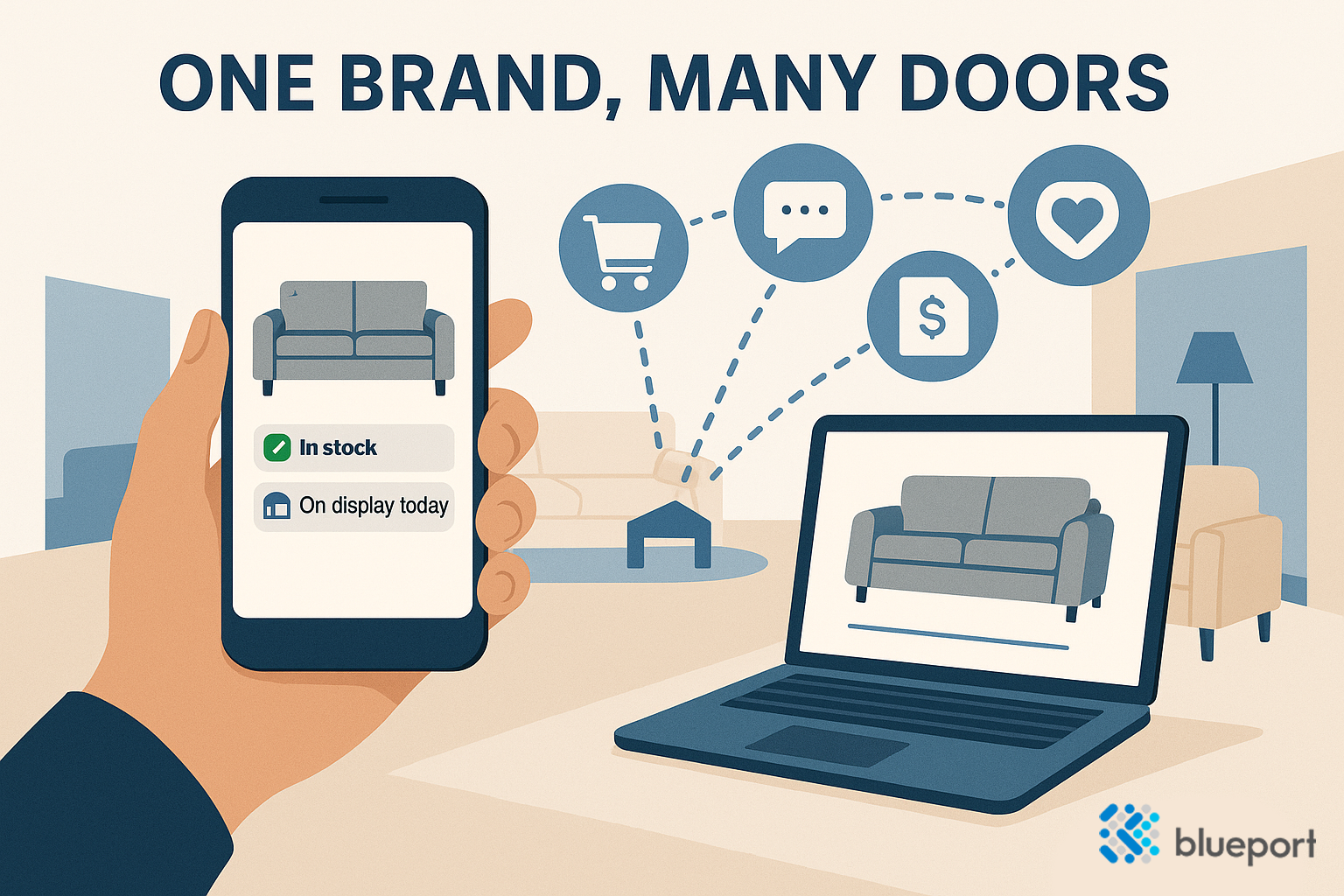 One Brand - Many Doors - Website by Blueport